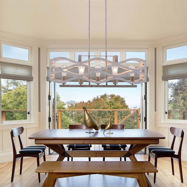 French country linear chandelier hot sale