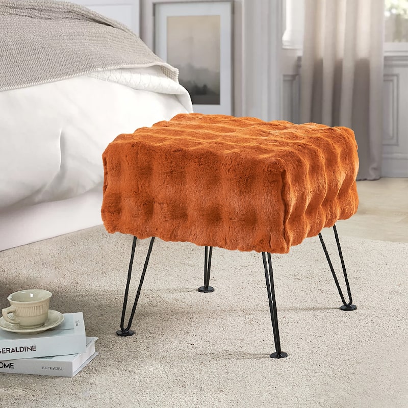 Bubble Textured Stool- 17x17x17"