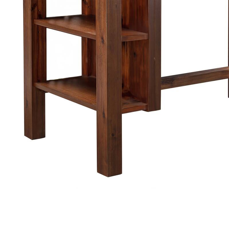 Brittany 2-Tier Rectangular Dining Table - Dining Height