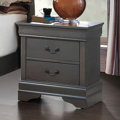Vintage Solid Wood Nightstand