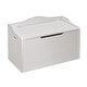 preview thumbnail 1 of 5, Badger Basket Bench Top Toy Functional Storage Box - White