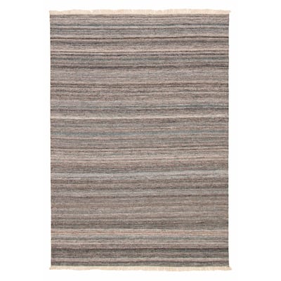 Boho Grey Kilim 5'3" x 7'8" - 5'3 x 7'8