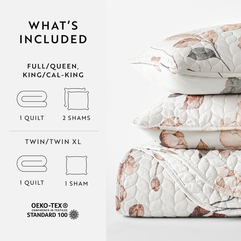 Becky Cameron All Season 3 Piece Patterned Quilt Set