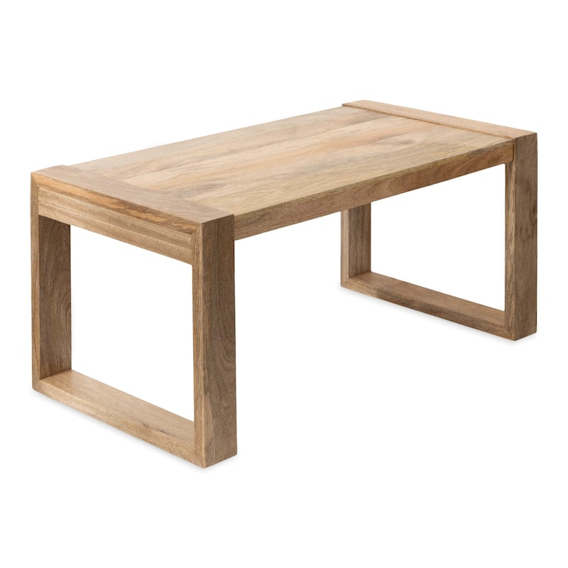 Kate and Laurel Dhillion Wood Rectangle Coffee Table - 36x20x18 - 36x20x18 - Natural