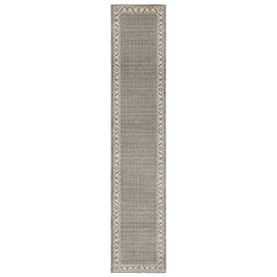 Style Haven Adalynn Bordered Floral Medallions Blue/ Ivory Area Rug