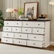 Contemporary Multi-Drawer Dresser for Stylish Storage Chest Console ...