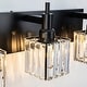 preview thumbnail 121 of 182, 2/3/4-Light Modern Bathroom Crystal Vanity Light Wall Sconces