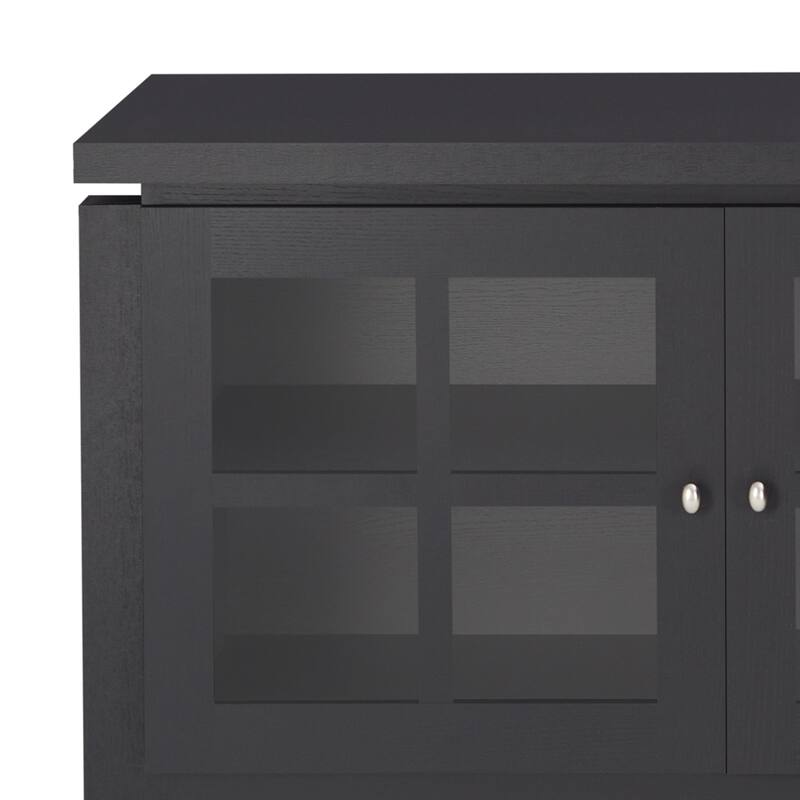 DH BASIC Modern Farmhouse 59" Windowpane Cabinet Buffet by Denhour