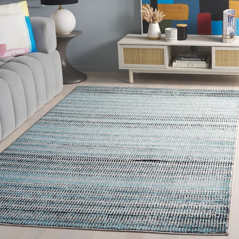 SAFAVIEH Skyler Grayce Modern Rug - 4' x 6' - Blue/Grey