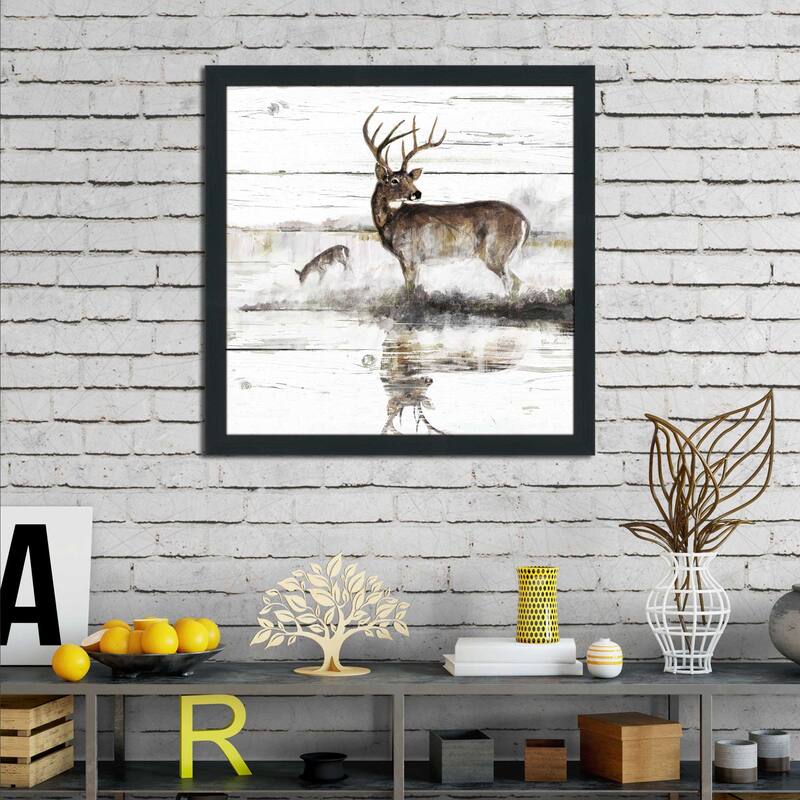 "Rustic Misty Deer" by Ruane Manning Print on Acrylic