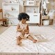 preview thumbnail 3 of 1, Toki Kids, Rainbow Peach Padded Play Mat, Standard Size