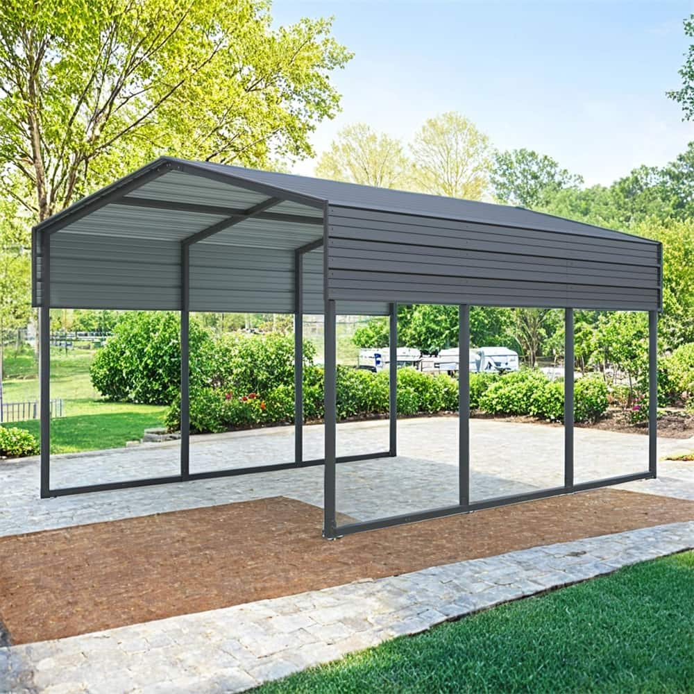 Outdoor Carport,10 X 15 FT Carport,Heavy Duty Carport Canopy