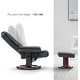 preview thumbnail 47 of 50, MCombo Set of 2 Swivel Recliner with Ottoman, Vibration Massage Lumbar Pillow