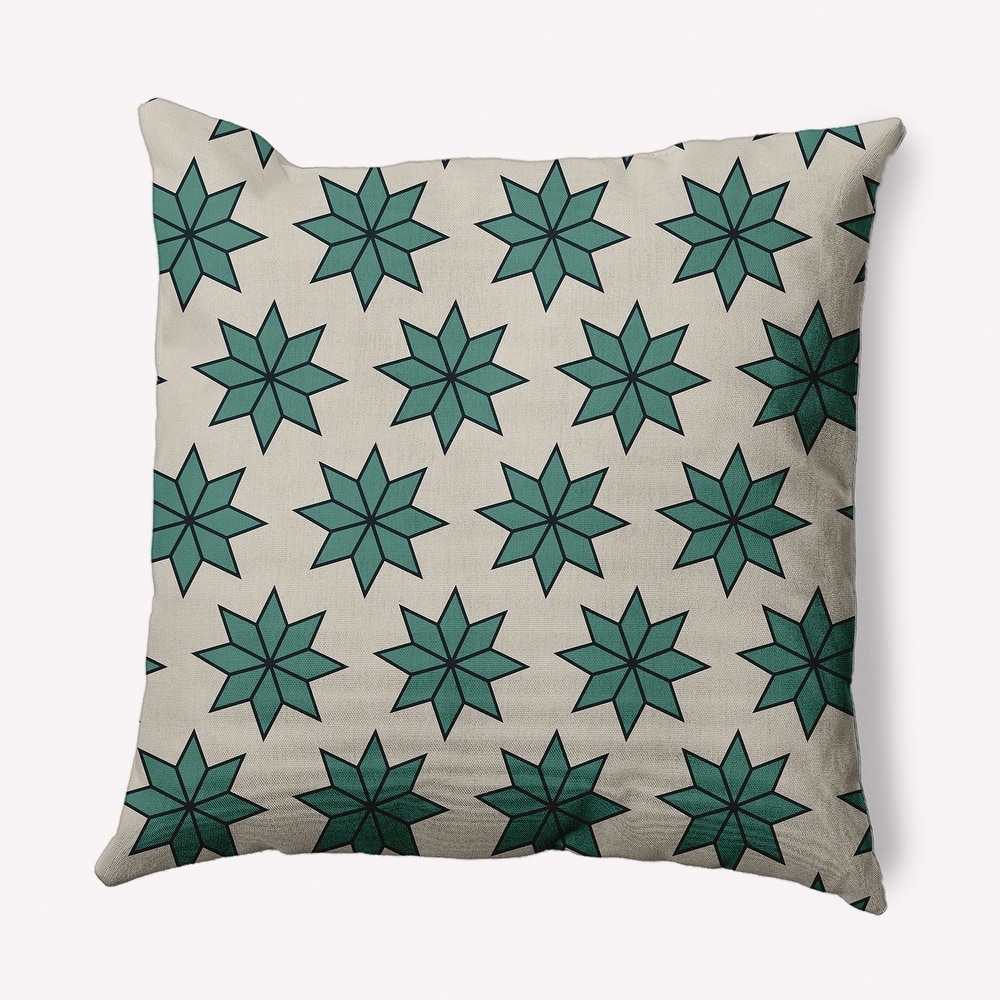 Christmas Stars Christmas Soft Spun Polyester Decorative Throw Pillow