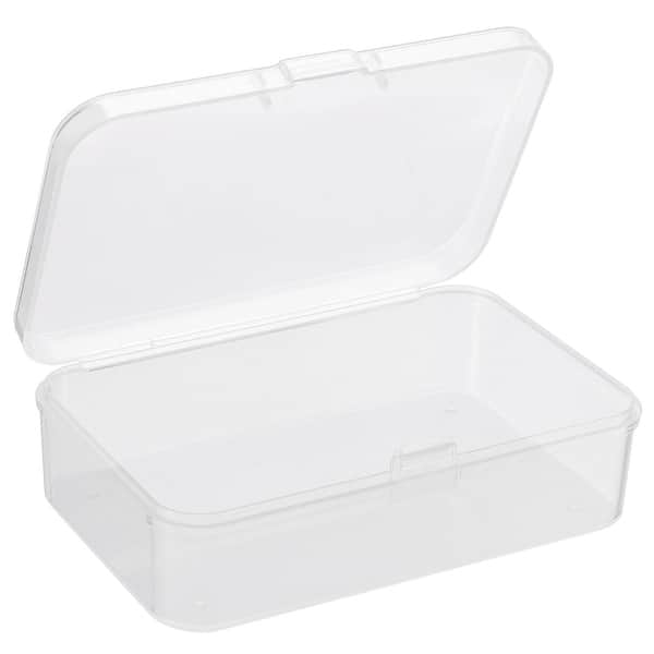 10pcs Clear Storage Container w Hinged Lid 85x55x25mm Plastic Rectangular  Box - Bed Bath & Beyond - 35515934