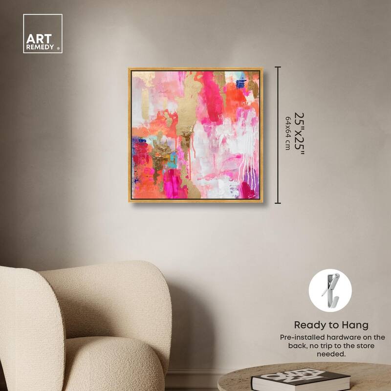 Exuberant Hues III Canvas by Art Remedy