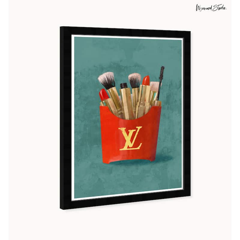 Wynwood Studio Fashion Fries Framed Trendy Retro Kitchen And Living Room Art Prints