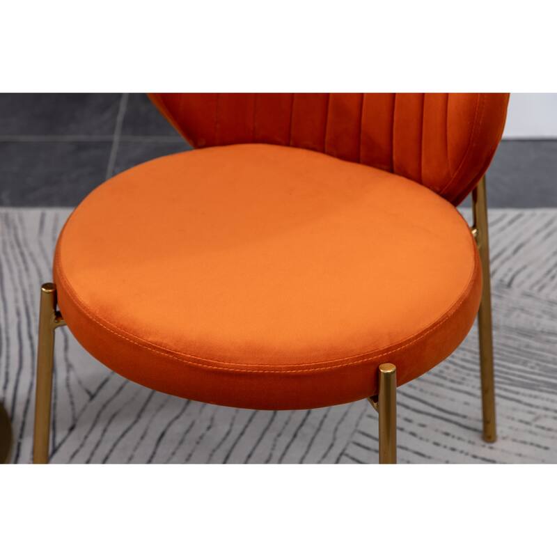 Roundhill Furniture Amoa Contemporary Velvet Upholstery Dining Chair