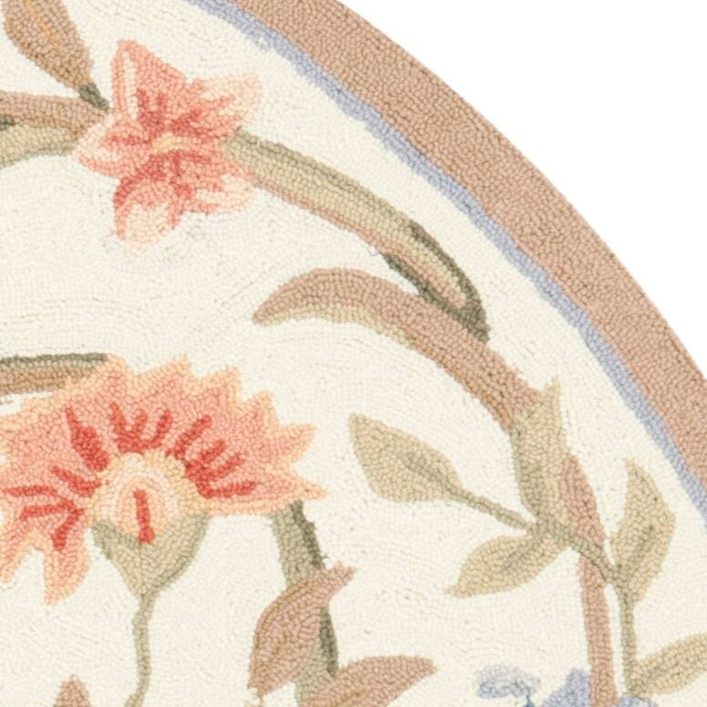 SAFAVIEH Handmade Chelsea Hali French Country Floral Scroll Wool Rug
