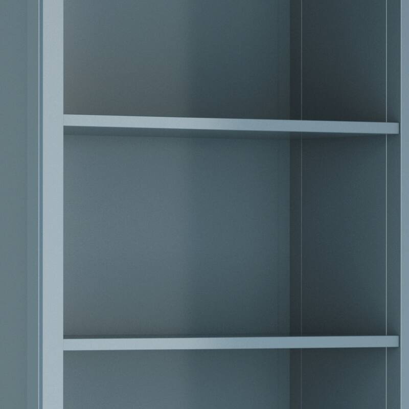 WYNDENHALL Halifax 30" Wide Solid Wood Transitional 5 Shelf Bookcase - 30"w x 14"d x 70" h