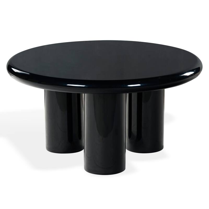 SAFAVIEH Couture Lollita Round Concrete Coffee Table - 35"W x 35"D x 18"H