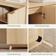 preview thumbnail 6 of 11, Modern Wood Buffet Cabinet with Storage, 2/4 Doors & Adjustable Shelves, Versatile Sideboard
