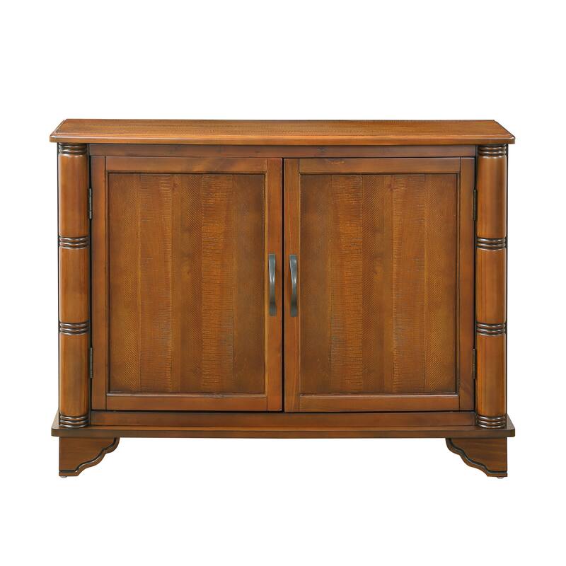 Mid Century 40" Sideboard Buffet Console Table with Adjustable Shelf