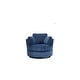 preview thumbnail 41 of 55, Oversized 360 Degreed Swivel Accent Chair Modern Soft Plush Corduroy Round Barrel Chair for Living Room Bedroom with Pillows