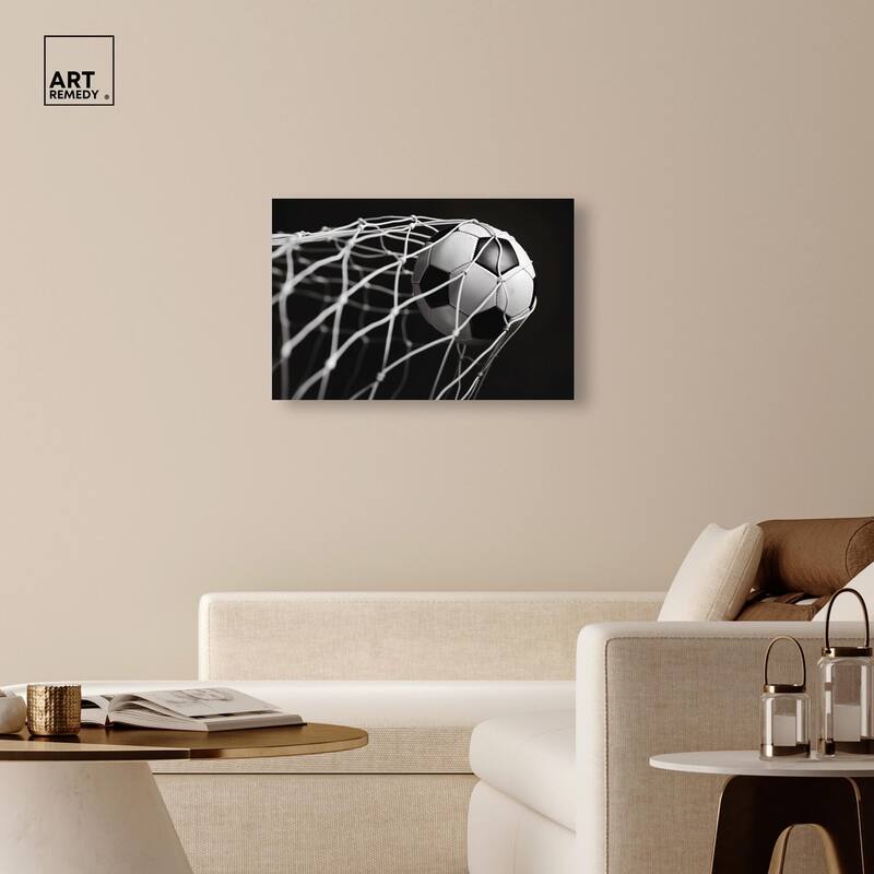 Through the Goal Canvas by Art Remedy, Gallery Wrapped