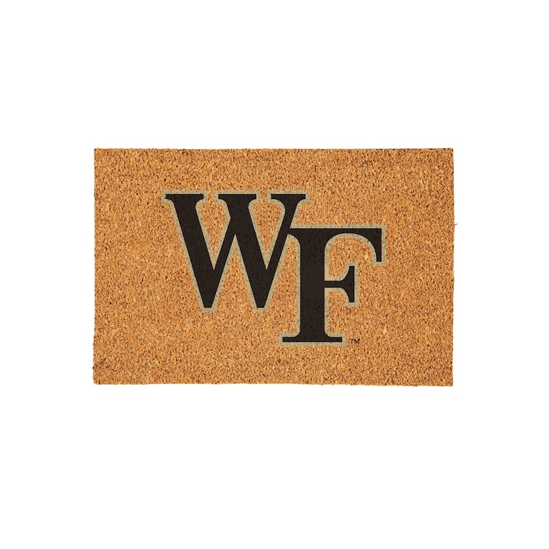 Wake Forest University Full Color Indoor/Outdoor Coir Mat