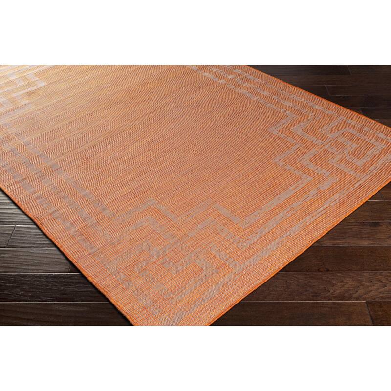 Brian Traditional Border Outdoor Area Rug