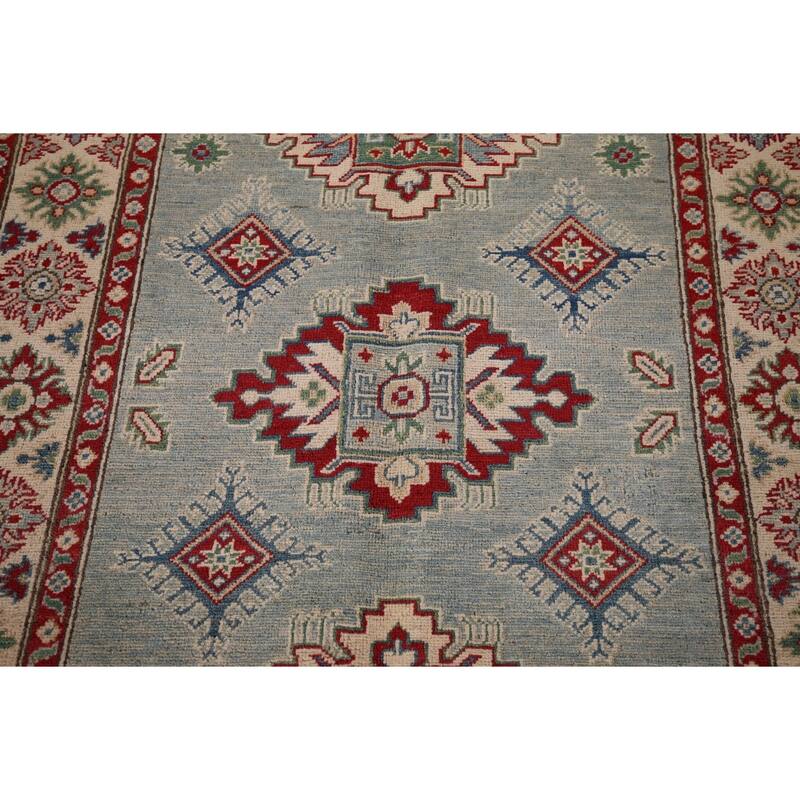 Kazak Oriental Area Rug Handmade Bedroom Wool Carpet - 3'11" x 5'11"