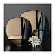 preview thumbnail 3 of 2, Althea Teal Stripe Stoneware 16-Piece Dinnerware Set (Service for 4)