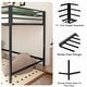 preview thumbnail 5 of 8, junior twin loft bunk black
