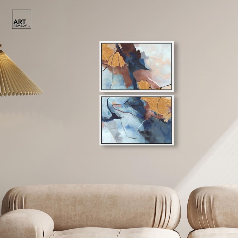 Heaven and Earth Canvas Set of 2 by Art Remedy