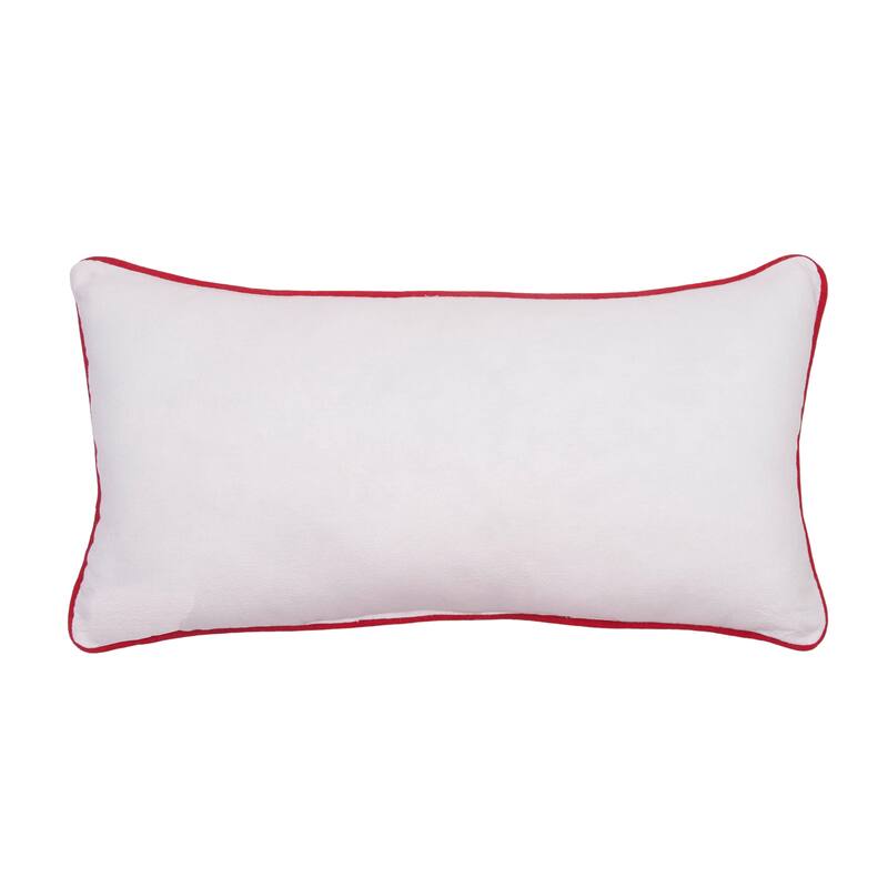 Woodland Fox Pine Trees "Comfort & Joy" Accent Pillow, 10" x 20"