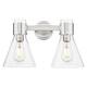 Option Satin Nickel, Clear