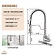 preview thumbnail 39 of 40, All-in-One Kit Undermount Single Bowl 16 Gauge Nano Brushed Stainless Steel Workstation Kitchen Sink with Faucet and Accessories