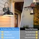 Farmhouse Gooseneck Dusk to Dawn Outdoor Wall Lights A set of two, Waterproof for House Porch Garage