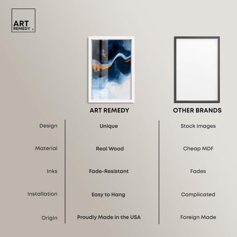 Blue Deep I Shadowbox by Art Remedy