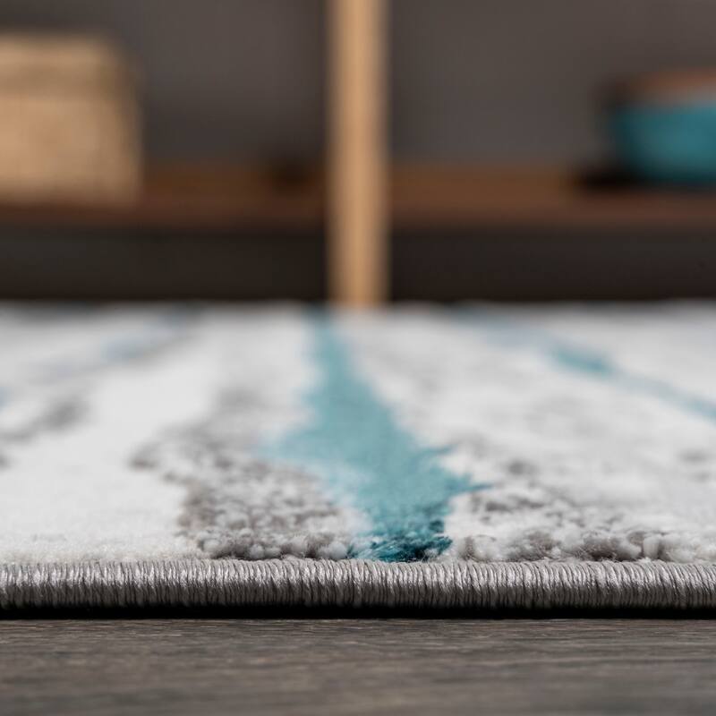 JONATHAN Y Timeworn Modern Stripe Area Rug