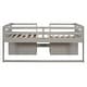 preview thumbnail 30 of 55, Multi-Function Twin Size Wood Loft Bed,Solid Wood Bed with Shelves drawers