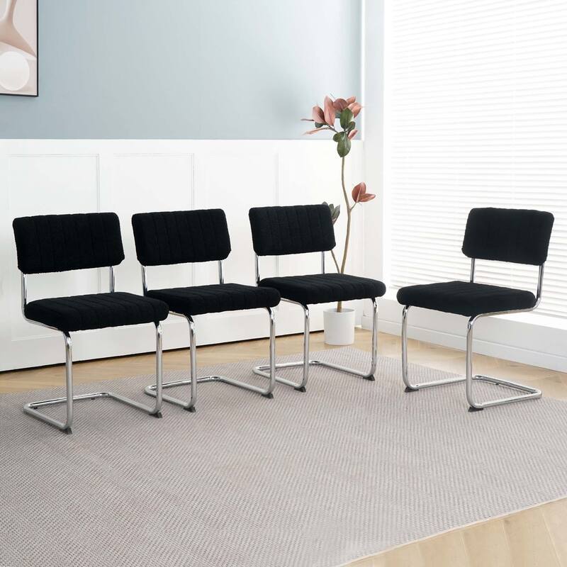 Teddy Dining Chair(set of 4) - Black