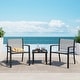 preview thumbnail 4 of 53, Corvus Yorkdale Outdoor Modern 3-piece Chat Set