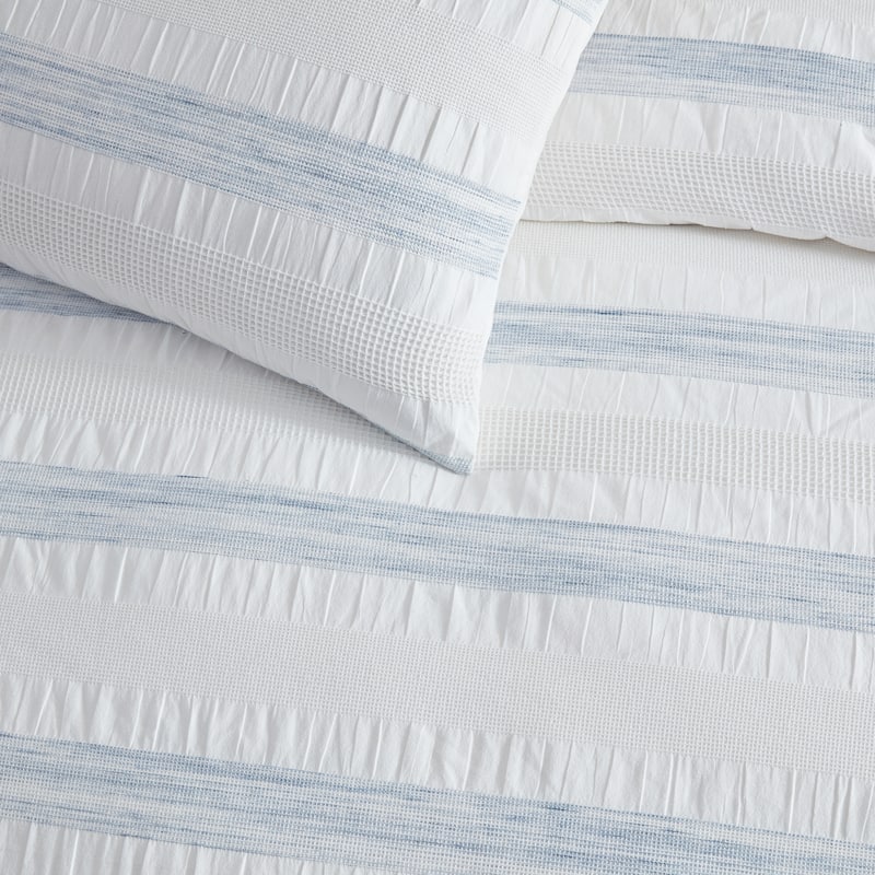 DKNY Waffle Stripe Duvet Set