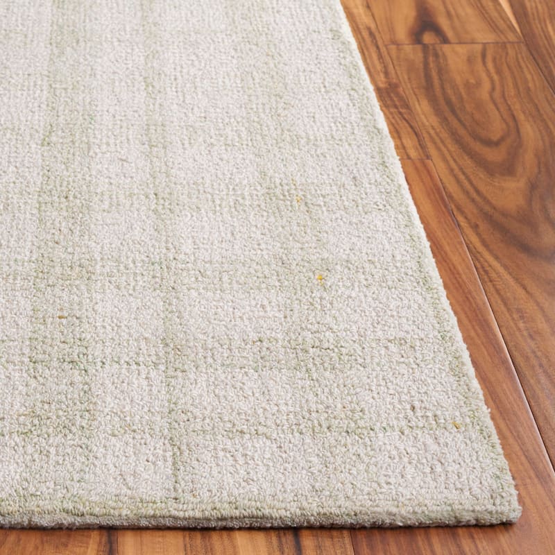 SAFAVIEH Handmade Abstract Zilia Checkered Wool Rug