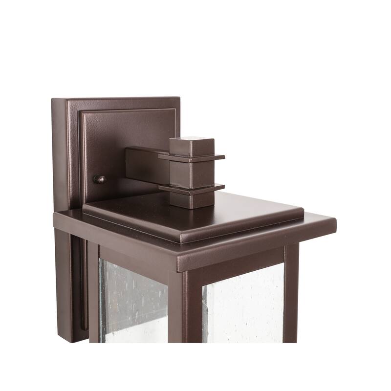 Brown Outdoor Oil Rubbed Bronze Wall Lamp Without Bulb