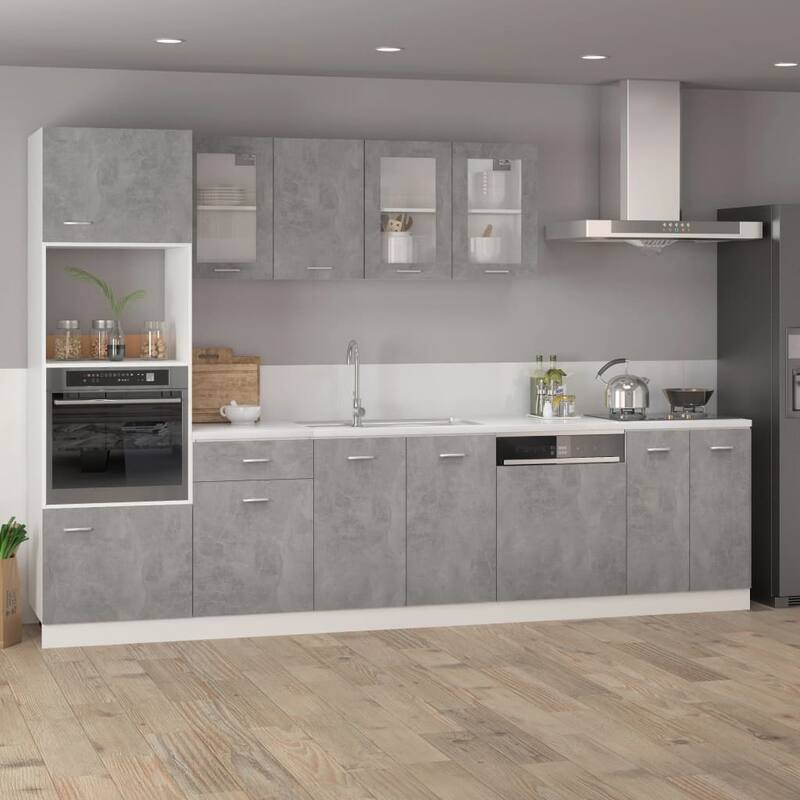 vidaXL Kitchen Cabinet Storage Cupboard Under Sink Organizer Engineered Wood