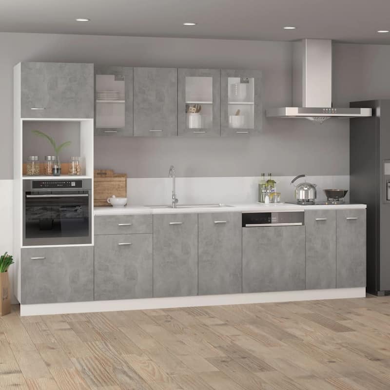 vidaXL Kitchen Cabinet Storage Cupboard Under Sink Organizer Engineered Wood