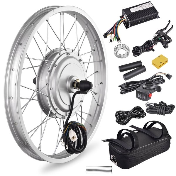 bicycle conversion to electric Ebikeling 48V 700C Rear 1500 Watt Ebike Kit, Bike Conversion Kit with Waterproof Components, Add On Electric Bike Kit for Featuring all of the greatness of its predecessor with some major upgrades such as a finely incremented thumb throttle Fasted Electric bike conversion kit,